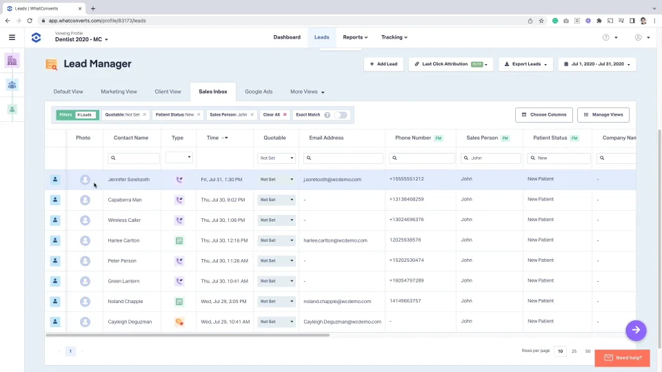 whatconverts review (2026): the ultimate truth about tracking your most profitable leads 2 WhatConverts lead tracking reporting dashboard for marketing ROI.